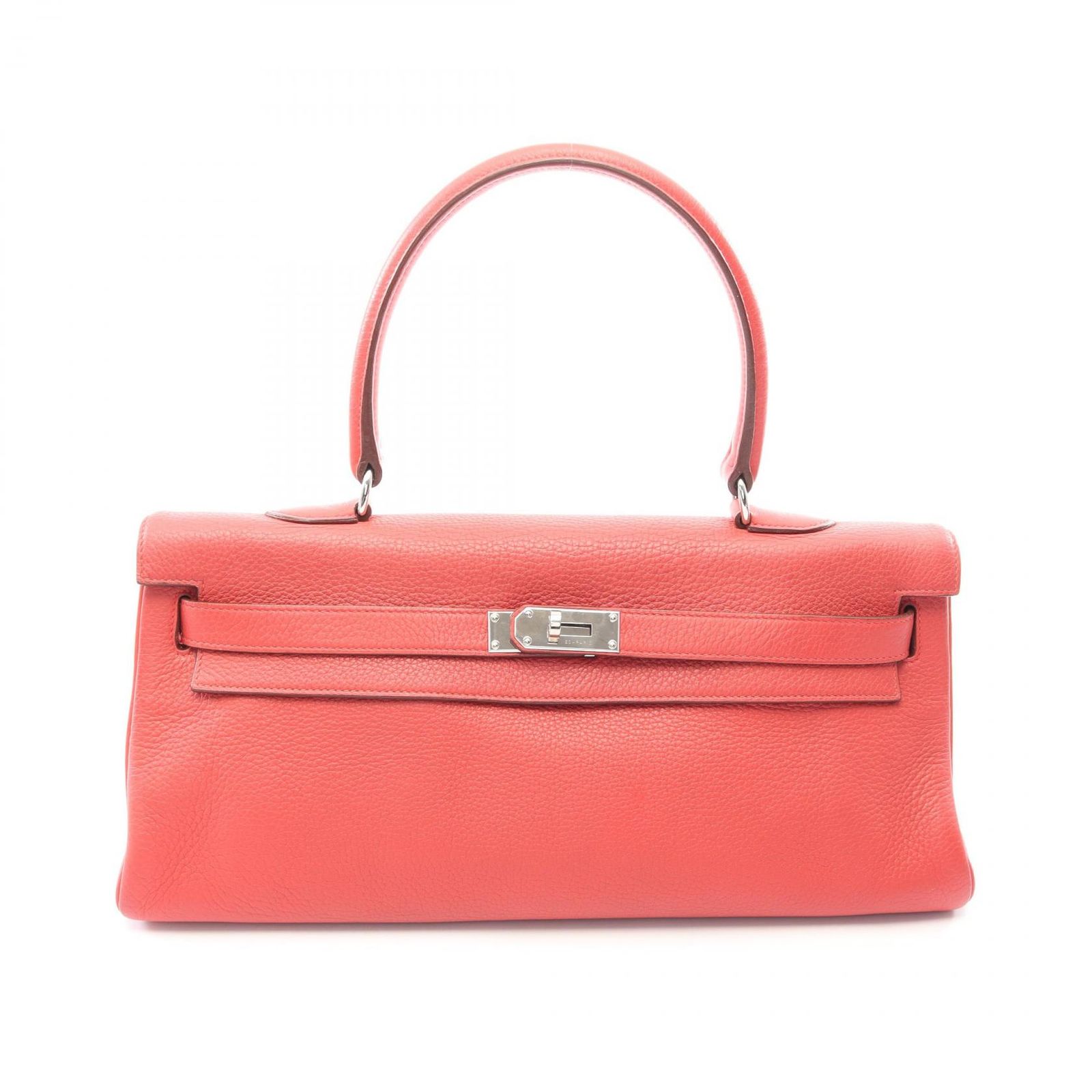 エルメス HERMES ショルダーバッグ ショルダーケリー ピンクレッド系 レザー ショルダーケリー42 レディース Used A