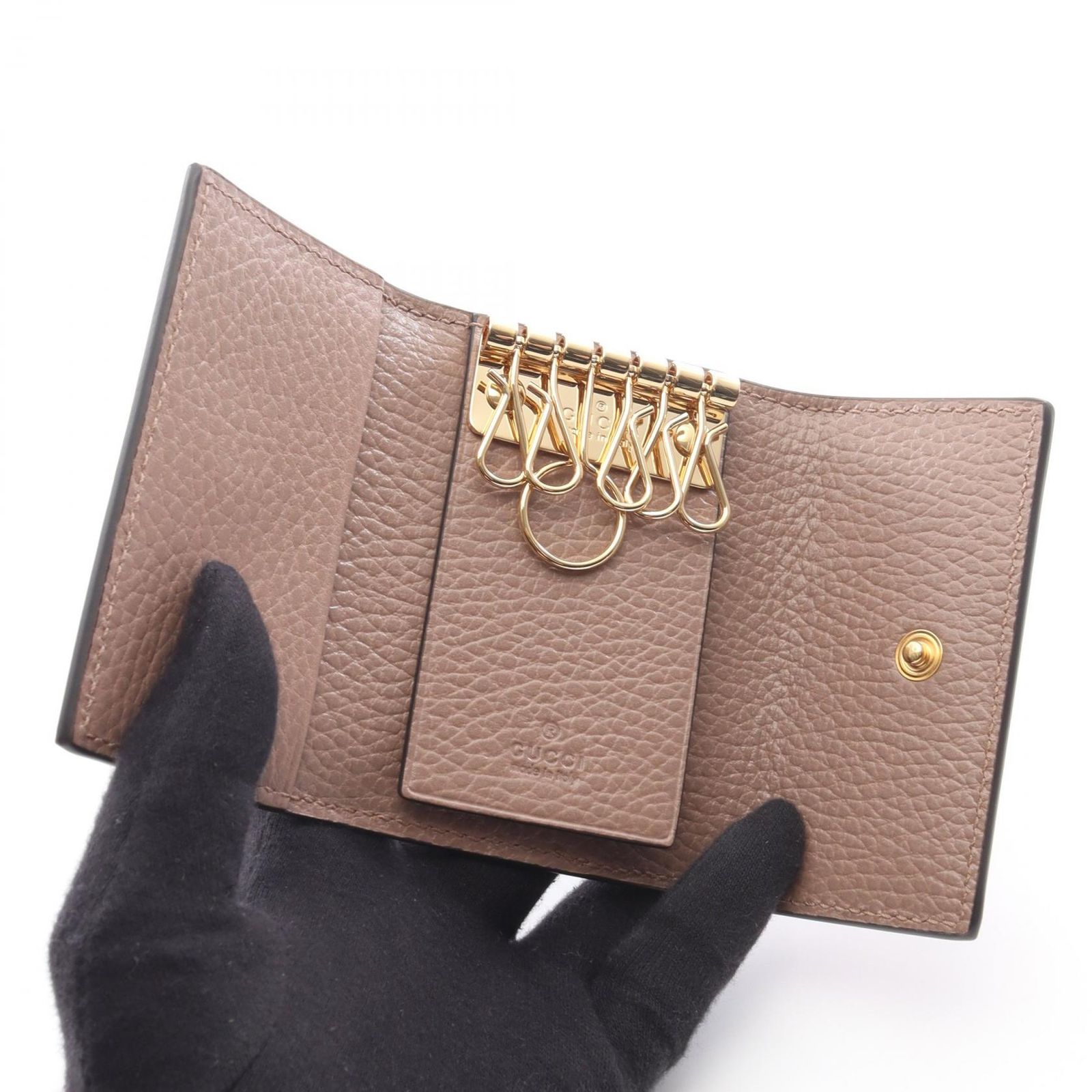 グッチ GUCCI キーケース GGマーモント プチマーモント 6連 456118