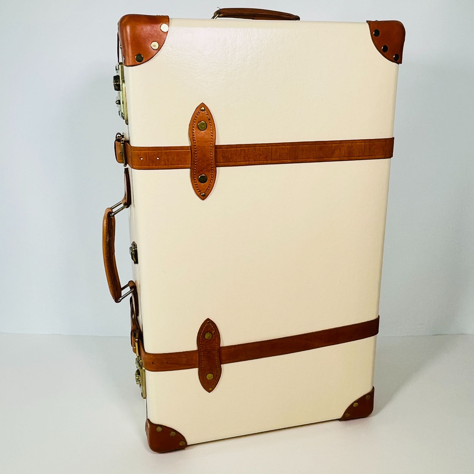 GLOBE TROTTER グローブトロッター スーツケース キャリーケース キャリーバッグ ケース カバー付 鍵付