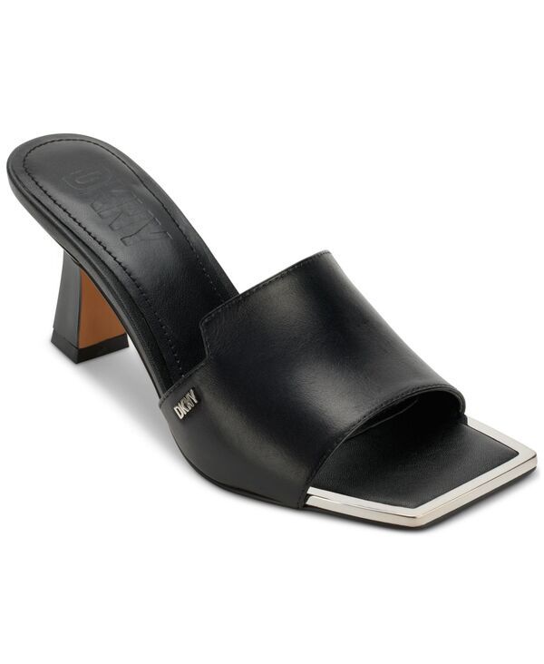 ダナ キャラン ニューヨーク レディース シューズ サンダル DKNY Womens Kailyn Square Toe Slide Sandals Black ブラック