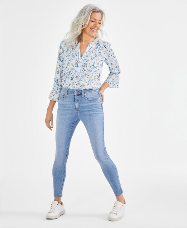 スタイルアンドコー レディース ボトムス デニムパンツ ジーンズ Style Co Womens MidRise Curvy Skinny Jeans Bell