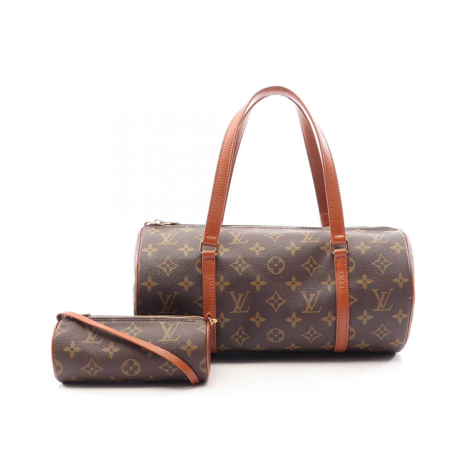 ルイ・ヴィトン LOUIS VUITTON ハンドバッグ パピヨン30 旧型 M51365 PVCコーティングキャンバス レザー パピヨン(旧)GM レディース Used A