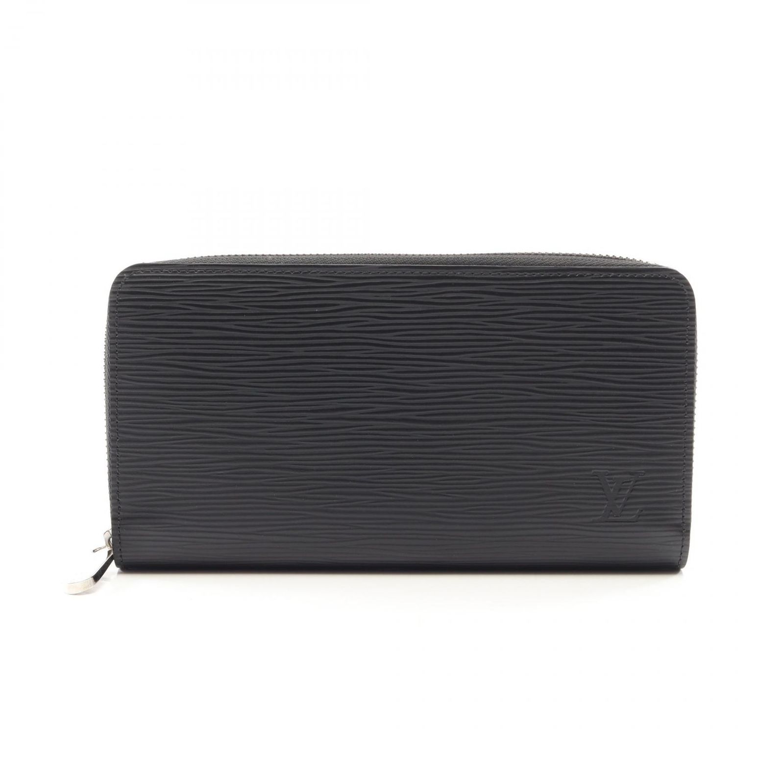 ルイ・ヴィトン LOUIS VUITTON ラウンド長財布 ジッピーウォレット M60072 ノワール レザー ジッピー・ウォレット メンズ Used A