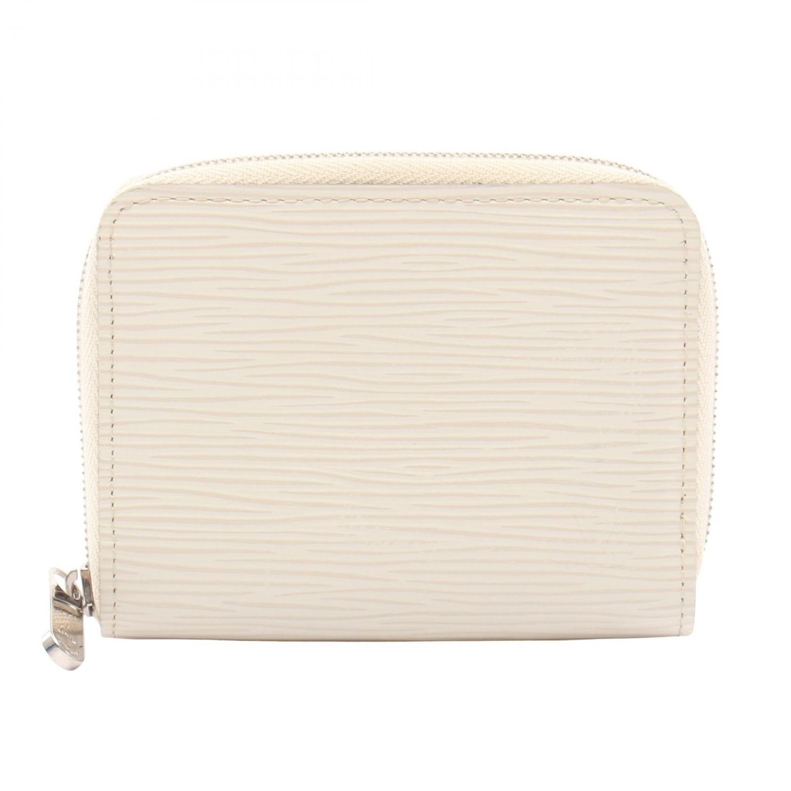 ルイ・ヴィトン LOUIS VUITTON コインケース ジッピーコインパース M6015J イヴォワール レザー ジッピー・コインパース レディース Used B