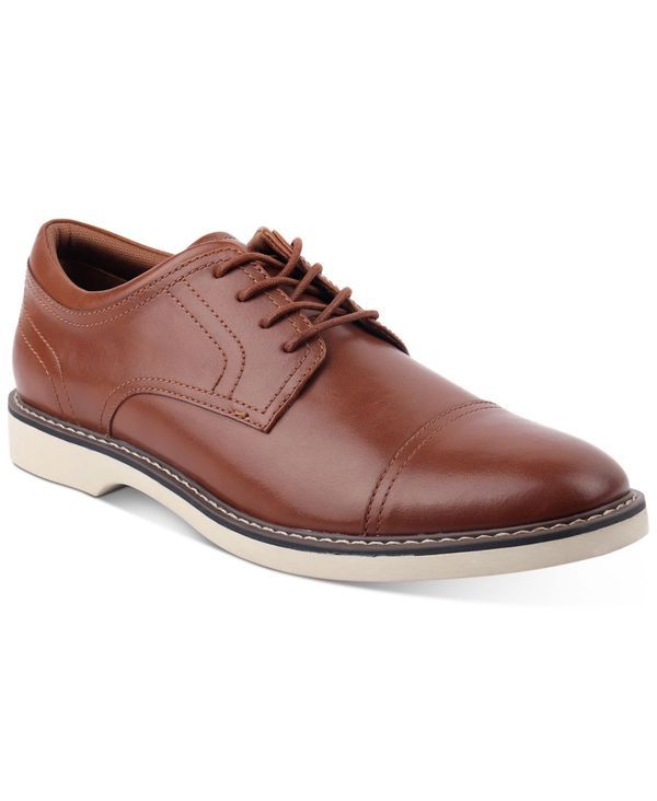 アルファニ メンズ シューズ オックスフォード キャップ Alfani Mens Theo Cap Toe Oxford Dress Shoe Brown ブラウン