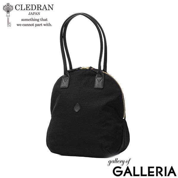 クレドラン ボストンバッグ レディース 小さめ CLEDRAN バッグ 軽量 通勤 おしゃれ ブランド 肩掛け 手持ち 大人 ナチュラル カジュアル シンプル 日本製 B5 CROIR OVAL BOSTON CL-3934 BLACK