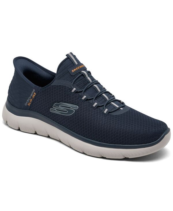 スケッチャーズ メンズ シューズ スニーカー Skechers Mens Slipins Summits High Range Casual Sneakers from Finish Line Navy ネイビー