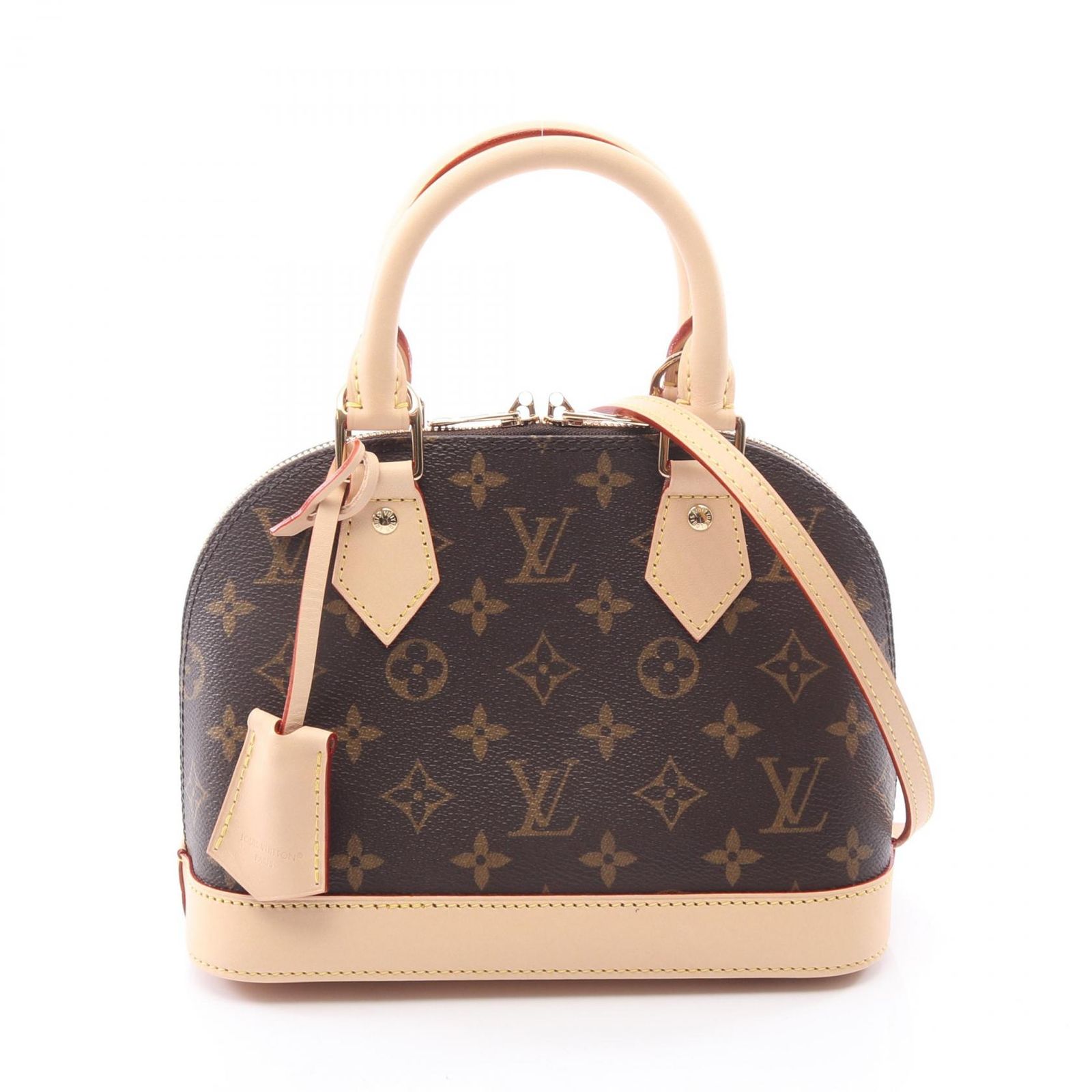 ルイ・ヴィトン LOUIS VUITTON ハンドバッグ アルマBB モノグラム 2WAY M46990 PVCコーティングキャンバス レザー アルマBB レディース Used A