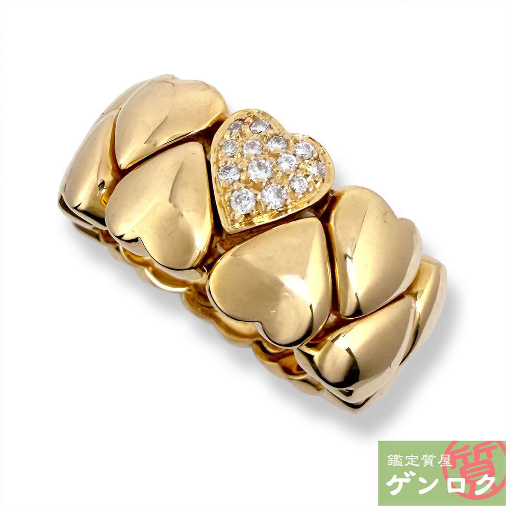 カルティエ ダブルハート ダイヤ リング・指輪