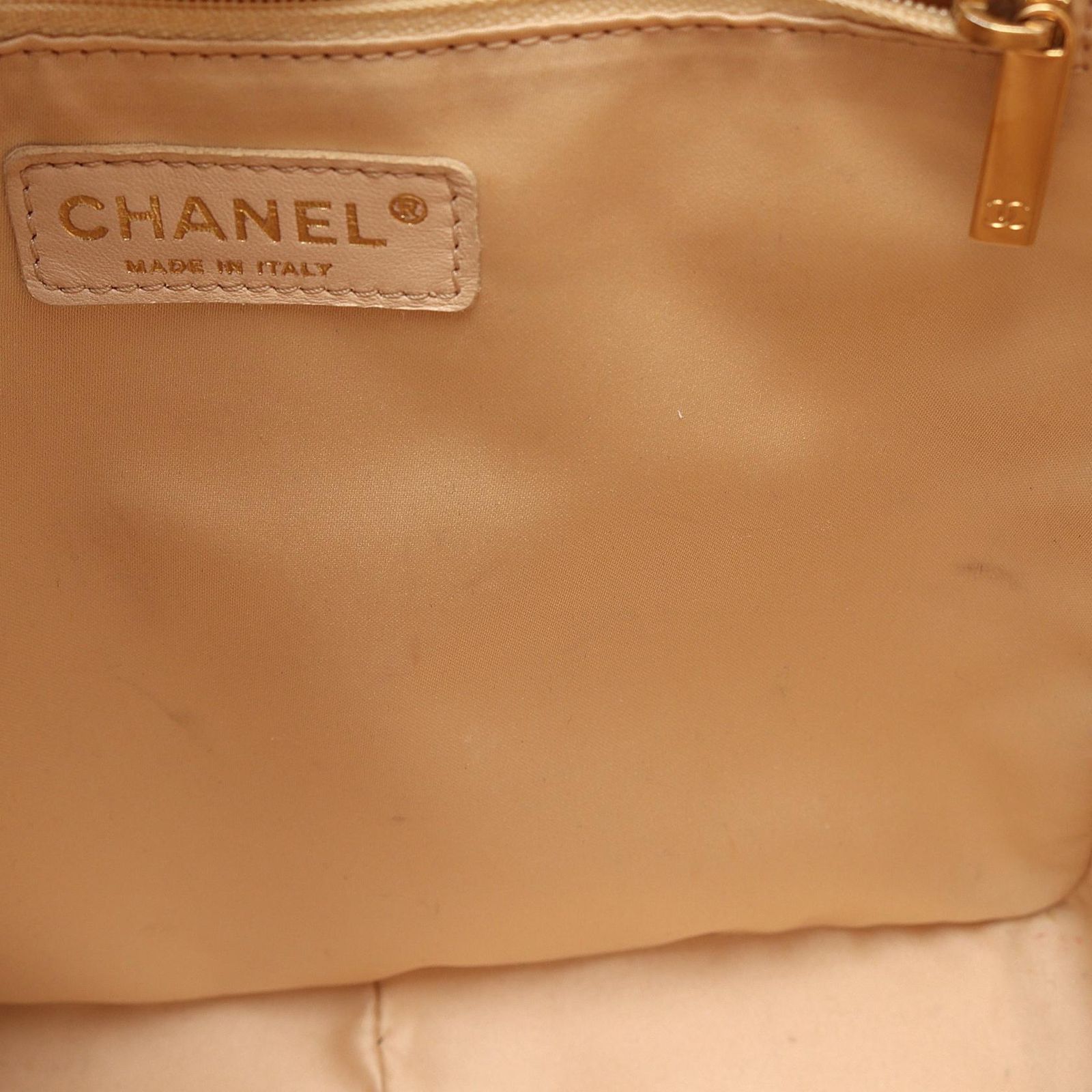 シャネル CHANEL トートバッグ マトラッセ PST A50994 ライトベージュ 