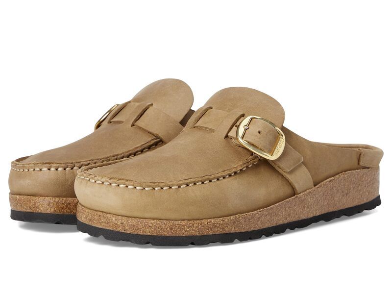 ビルケンシュトック レディース シューズ サンダル レザー Birkenstock Buckley Oiled Leather Tobacco Brown ブラウン