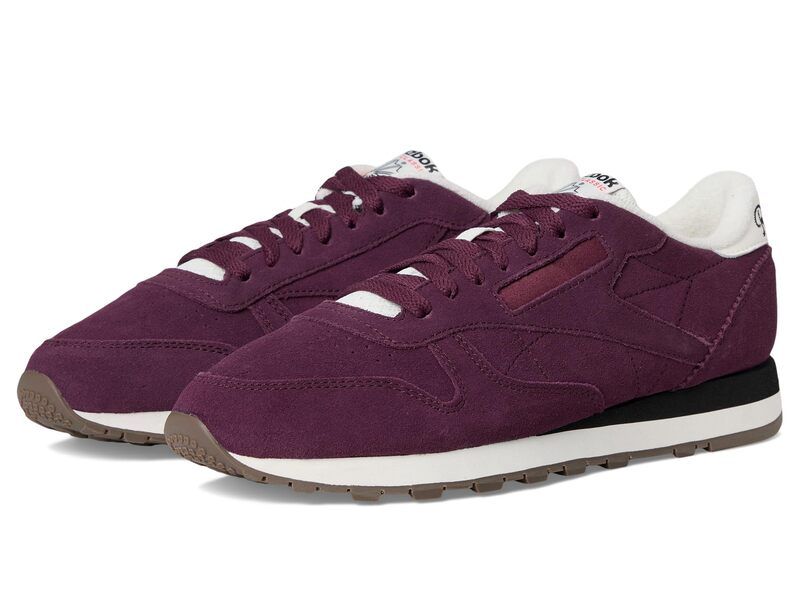 リーボック メンズ シューズ スニーカー レザー Reebok Lifestyle Classic Leather Black CherryChalkBlack チョーク