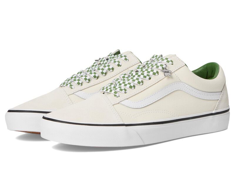 バンズ メンズ シューズ スニーカー Vans Old Skool MarshmallowGreen グリーン