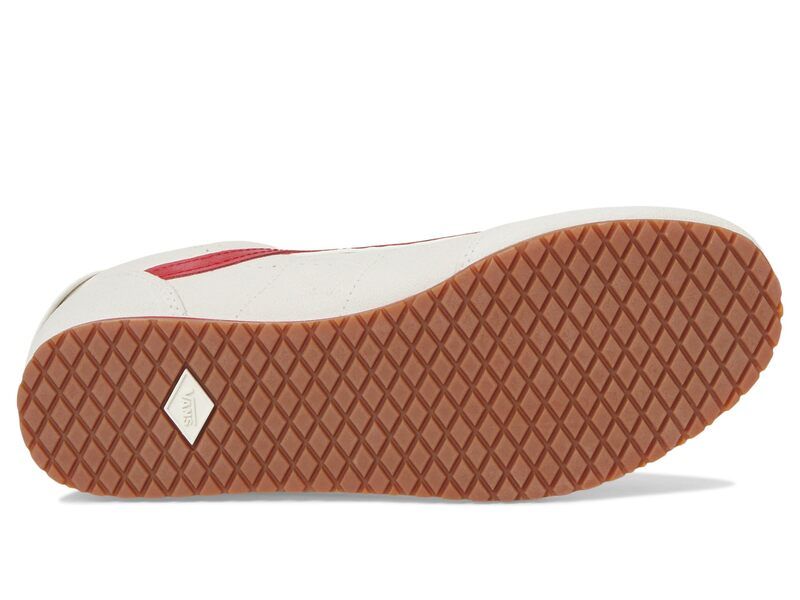 バンズ メンズ シューズ スニーカー Vansuper Lowpro Suede MarshmallowRacing Red レッド バンズ メンズ シューズ スニーカー Vansuper Lowpro Suede MarshmallowRacing Red レッド