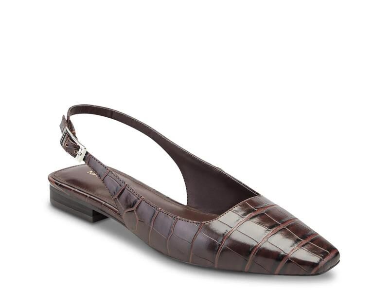 マークフィッシャー レディース シューズ パンプス Marc FisherGelli Flat Dark Brown Croc Print ブラウン