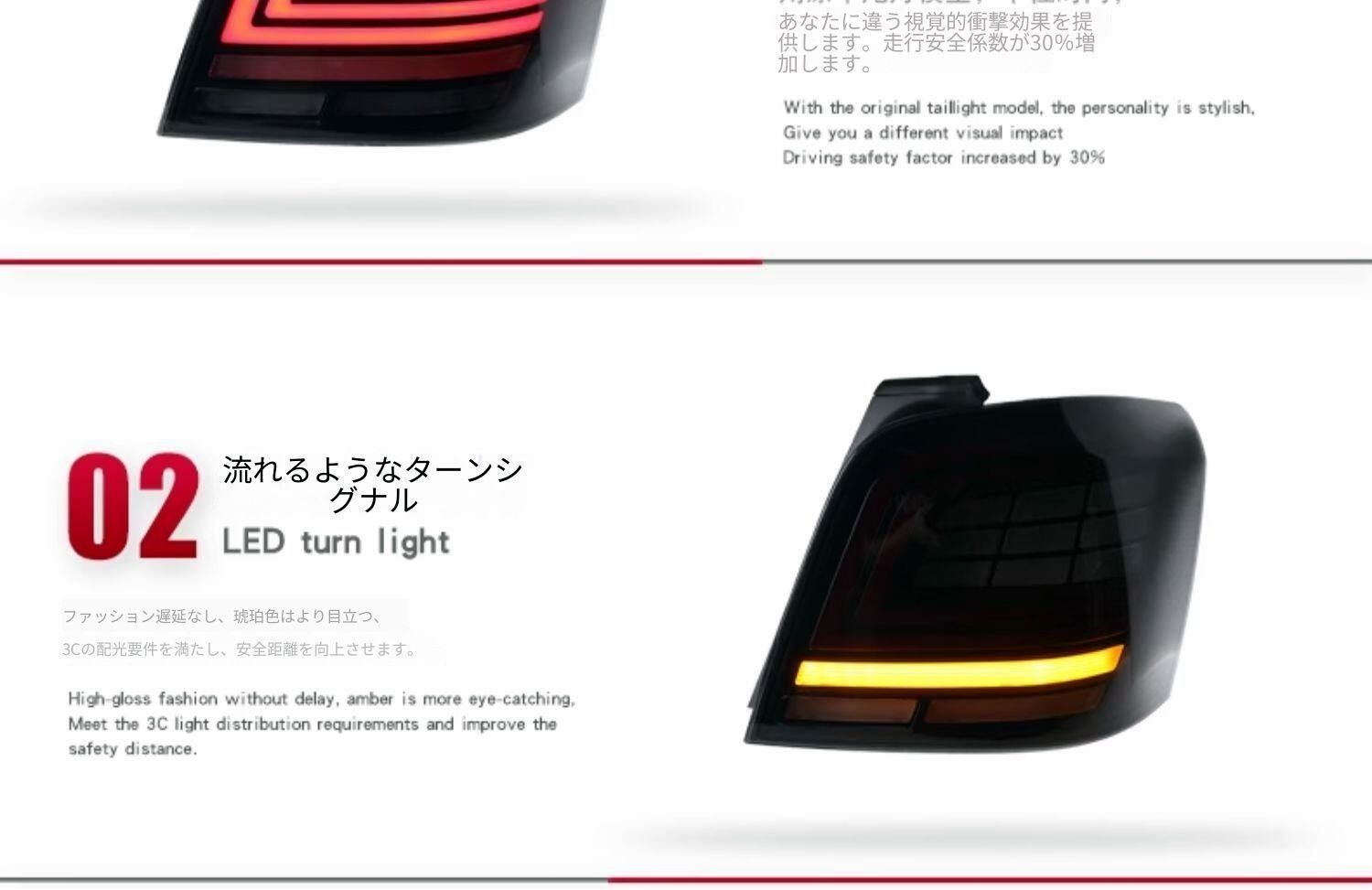 【送料無料】メルセデスベンツ 2009-2015 LEDテールランプユニット テールライトアセンブリー LEDポジションランプ LEDブレーキランプ LEDバックランプ シーケンシャルウインカー リアライト 外装カスタムパーツ ドレスアップ 左右セット レッド