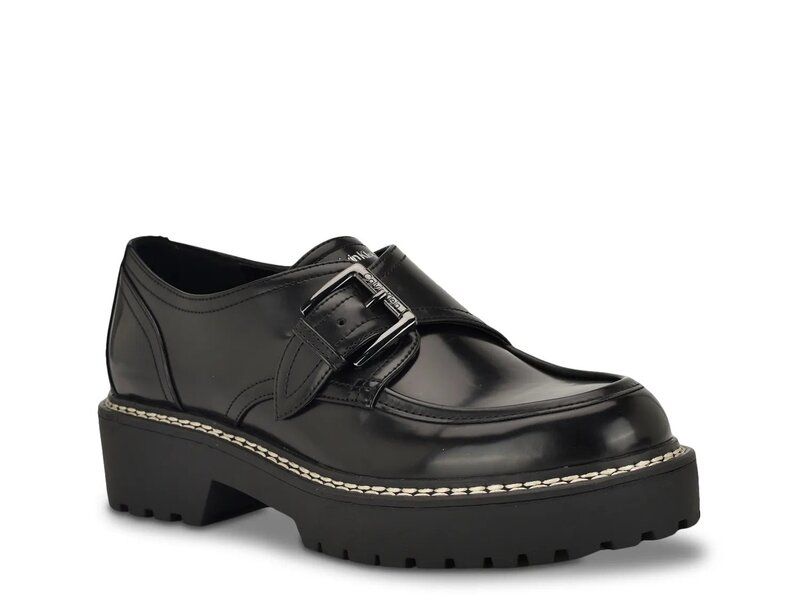 カルバンクライン レディース シューズ スリッポン・ローファー プラットフォーム ローファー Calvin Klein Saundee Platform Loafer Black ブラック