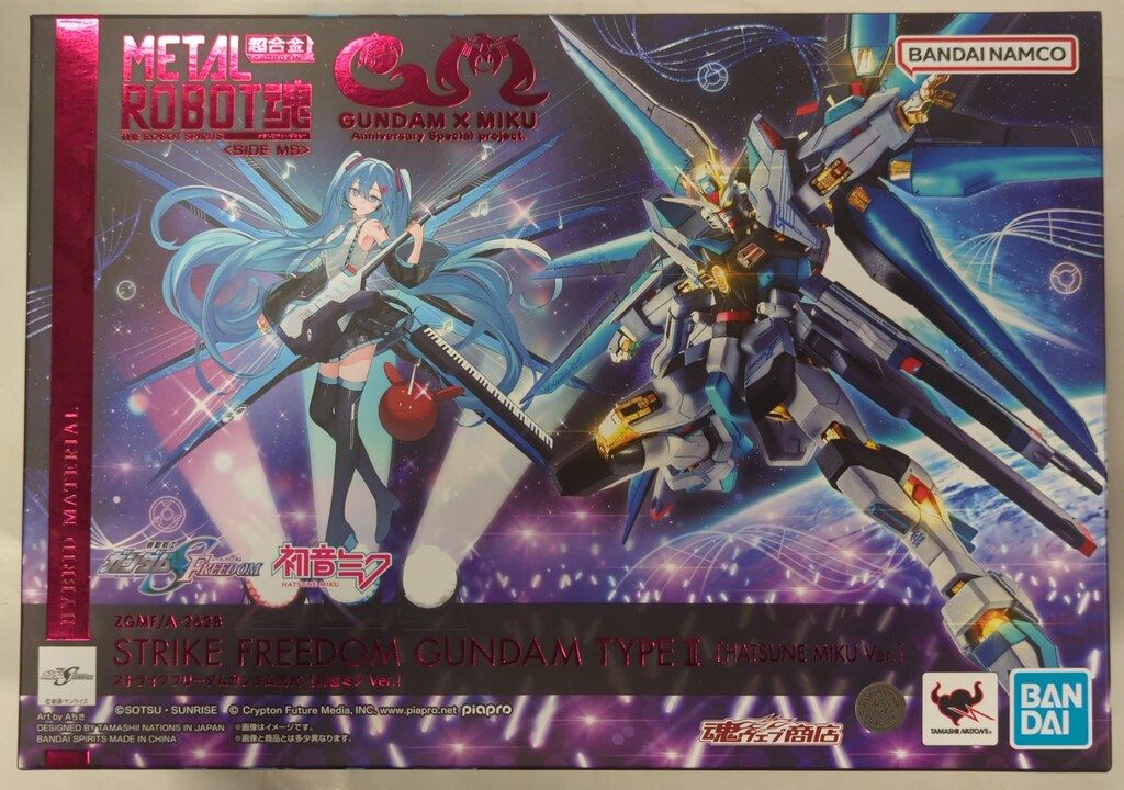 BANDAI SPIRITS METAL ROBOT魂 <SIDE MS> 機動戦士ガンダムSEED FREEDOM ストライクフリーダムガンダム弐式 [初音ミク Ver.]