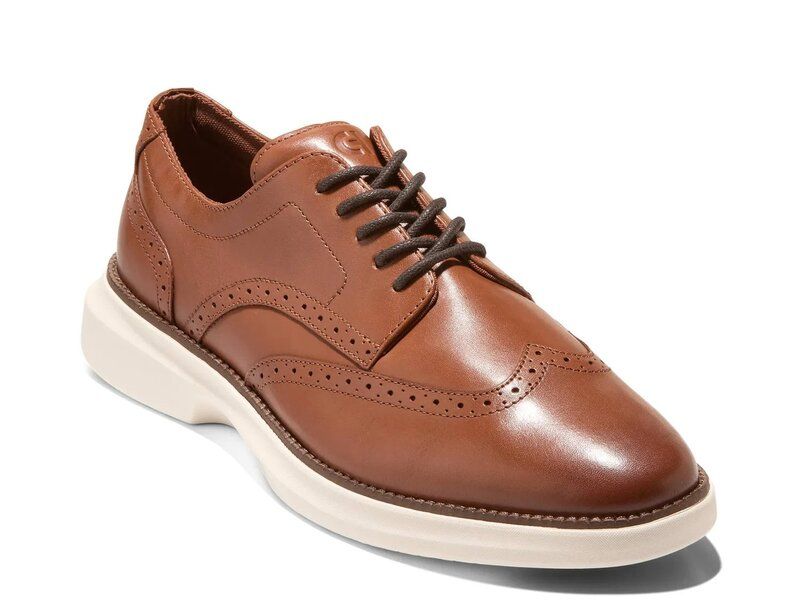 コールハーン メンズ シューズ オックスフォード ウィングチップ Cole Haan Grand Shadowlite Wingtip Oxford Dark Brown ブラウン