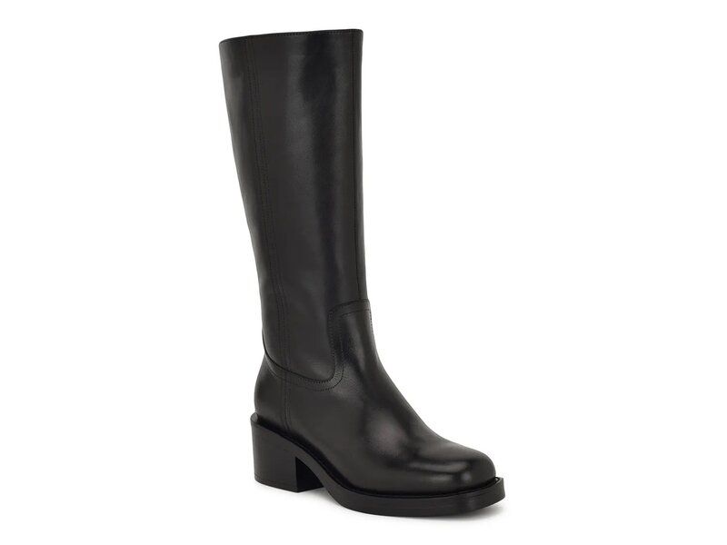 ナインウェスト レディース シューズ ブーツ・レインブーツ Nine West Broklyn Boot Black Leather ブラック