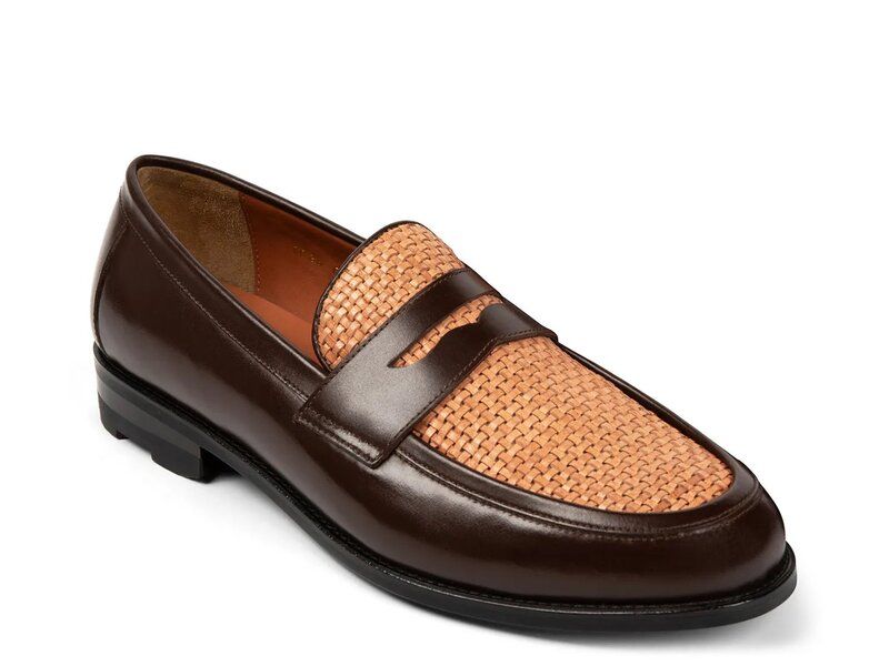 アンソニー ヴィア メンズ シューズ スリッポン・ローファー Anthony Veer Mercer Penny Loafer Dark Brown ブラウン