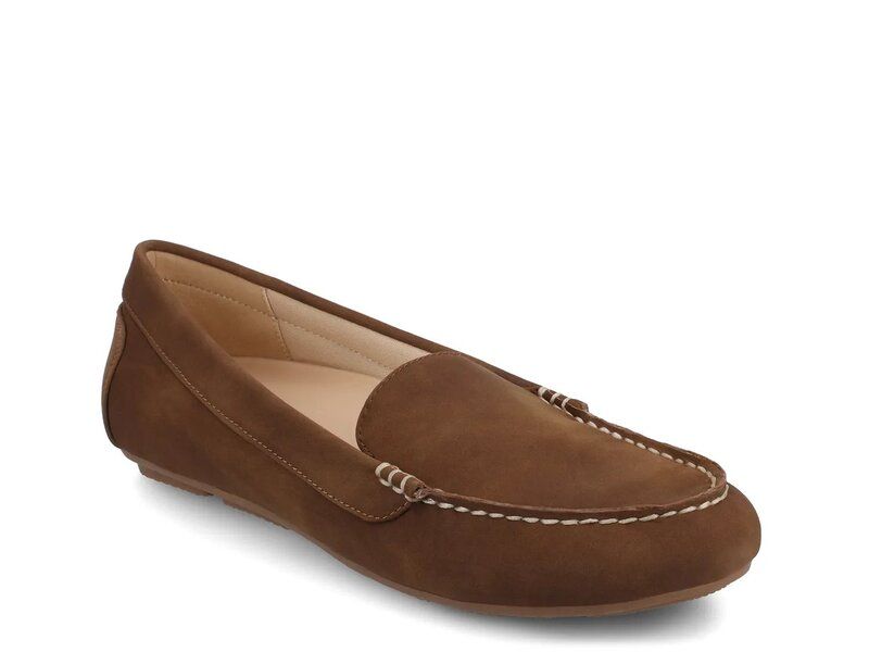 ジャーニー レディース シューズ スリッポン・ローファー Journee Oreta Loafer Dark Brown ブラウン