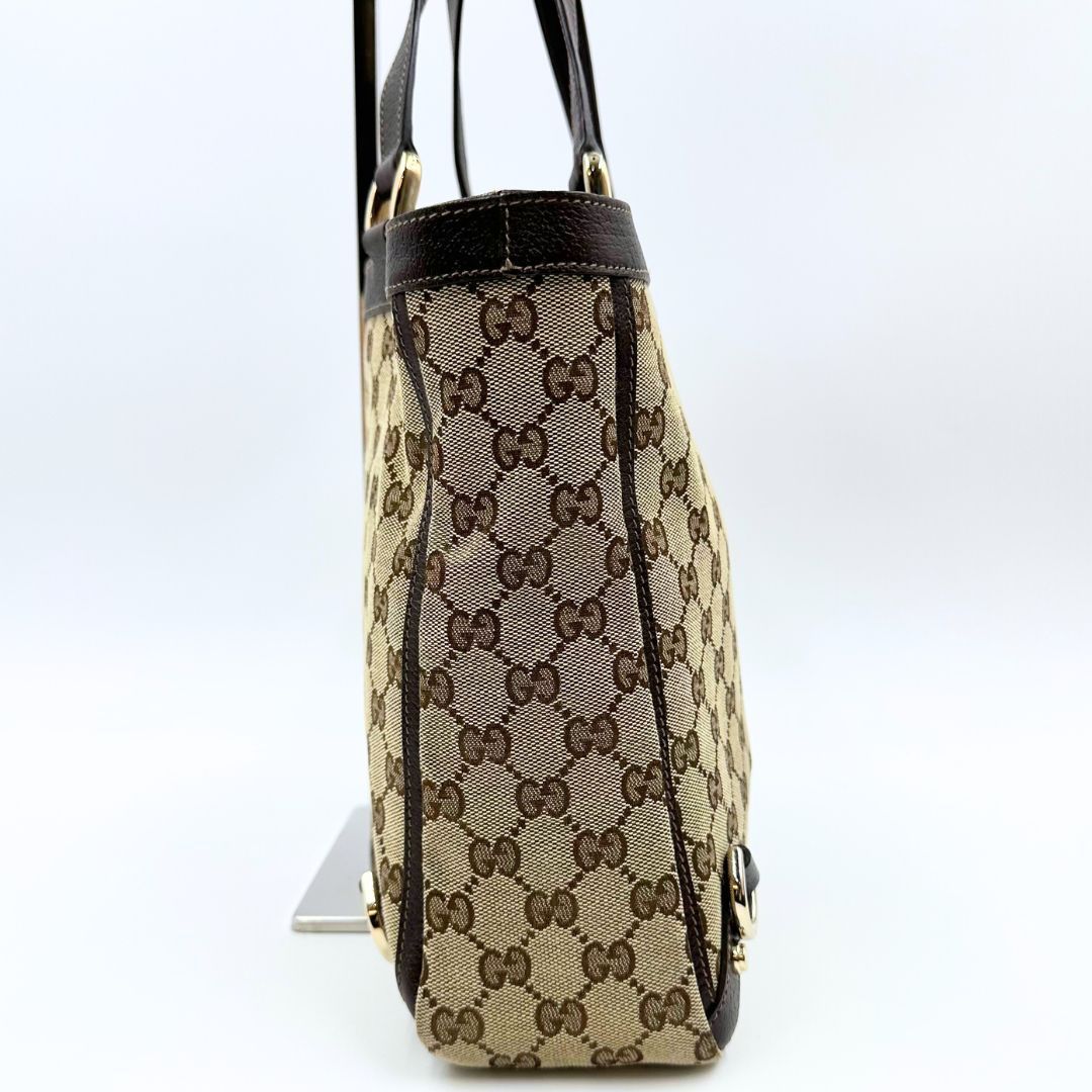 GUCCIの「アビー（Abby）」キャンパストートバッグ 美品】Gucci アビー GGキャンバス トートバッグ - メルカリ
