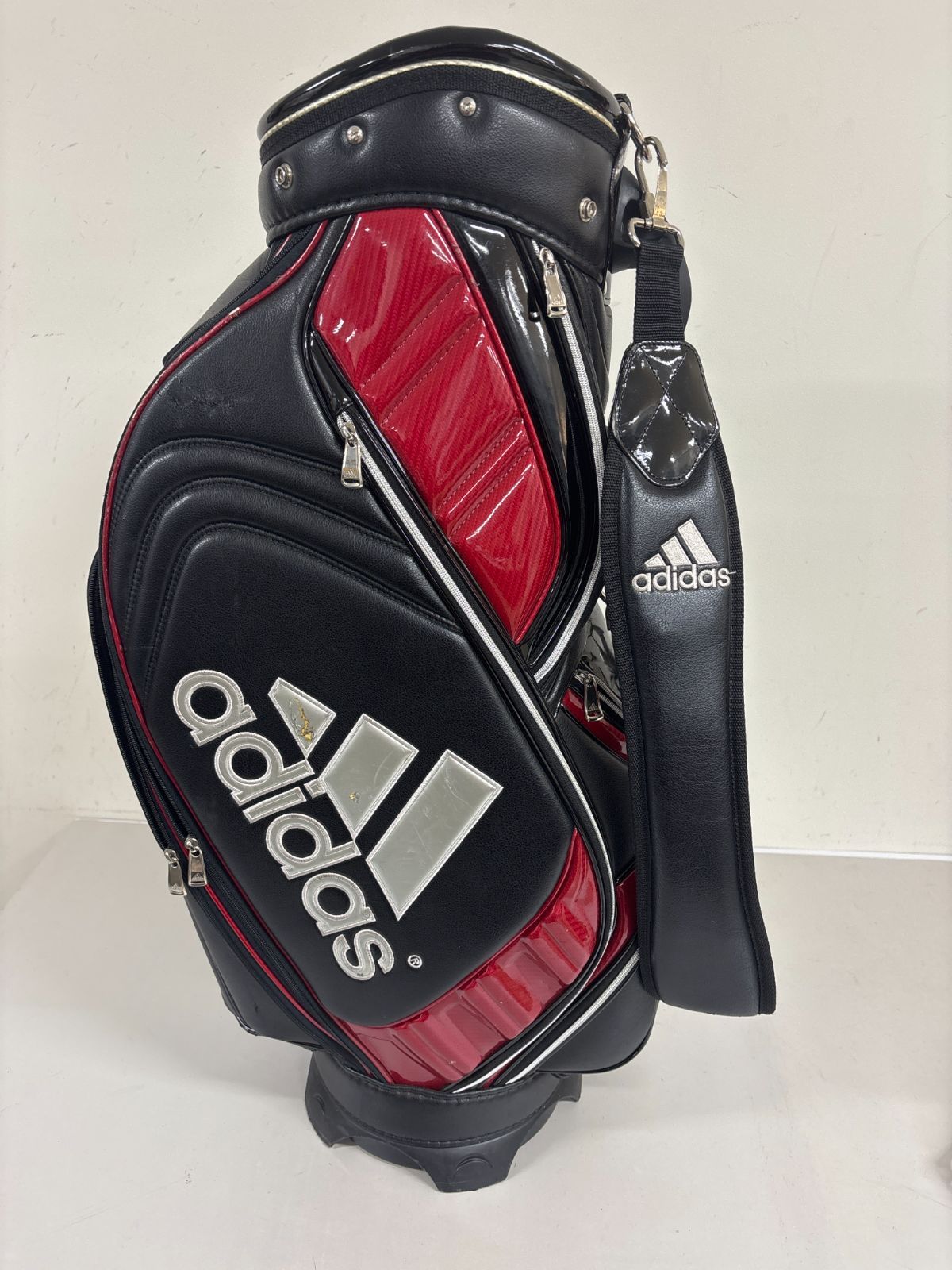 送料無料フード未使用】adidas アディダス キャディバッグ 5分割