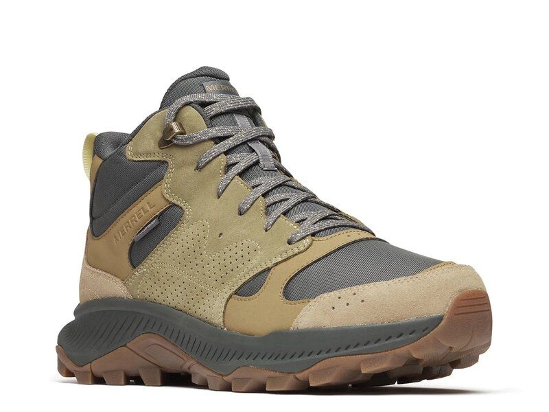 メレル メンズ シューズ ブーツ・レインブーツ Merrell Tempo Sol Waterproof Hiking Boot Mens TanMulticolor タン