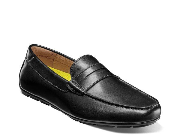フローシャイム メンズ シューズ スリッポン・ローファー Florsheim Motor Driving Loafer Black ブラック
