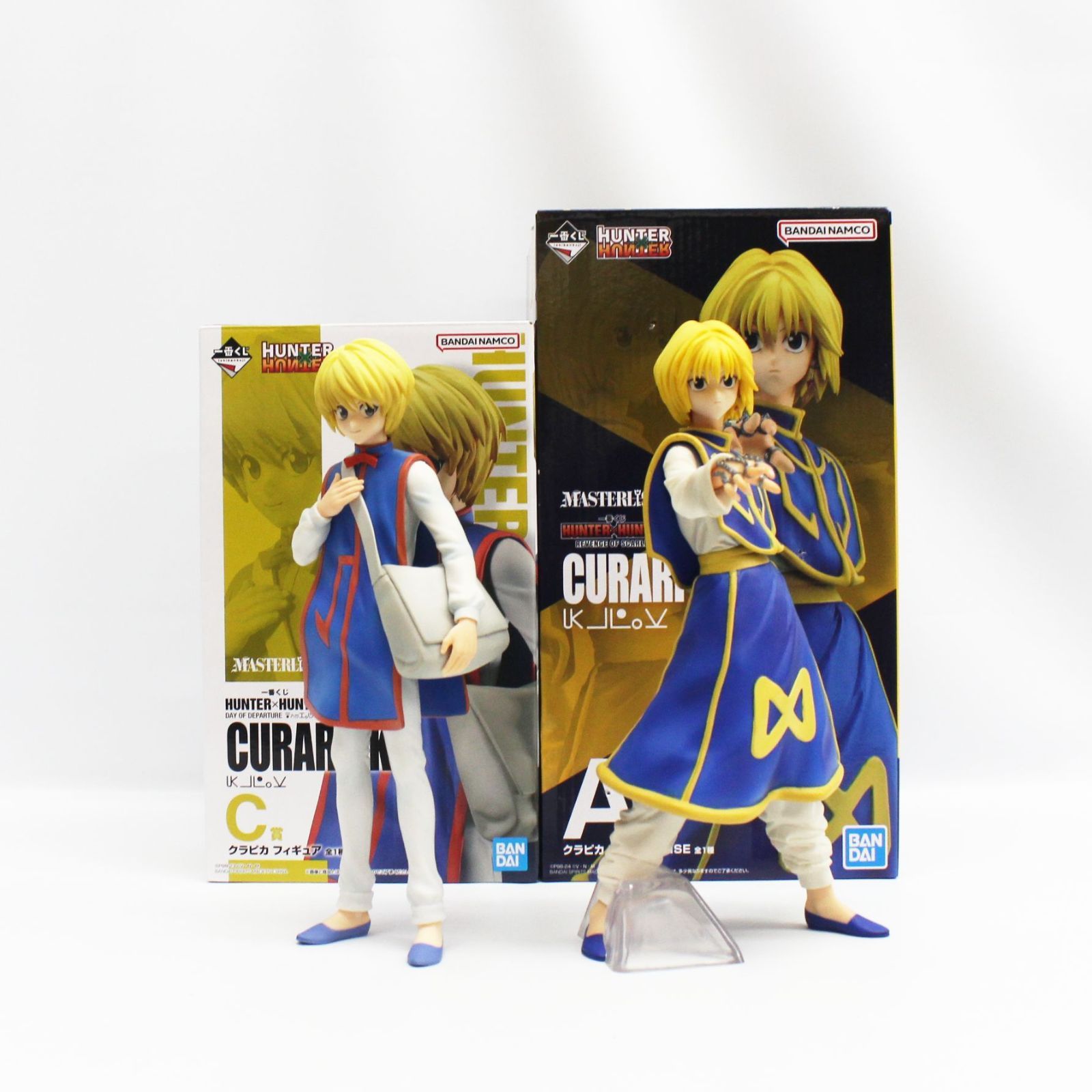 中古】一番くじ HUNTER×HUNTER MASTERLISE クラピカ フィギュア2点