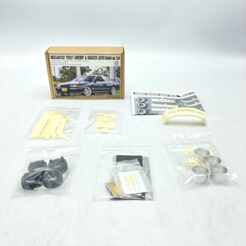 【中古】ﾎﾋﾞｰﾃﾞｻﾞｲﾝ ｶﾞﾚｰｼﾞｷｯﾄ 1/24 NISSANR32 TRUST GREDDY&GRACER AERO Detail-up Set[13][240013257619]