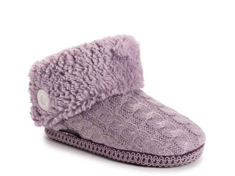 ムクルクス レディース シューズ サンダル ブーツ MUK LUKS Melinda Bootie Slipper Violet Purple パープル