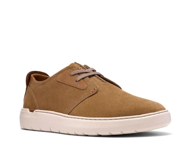 クラークス メンズ シューズ スニーカー Clarks Flexwell Tie Sneaker Sand Suede サンド