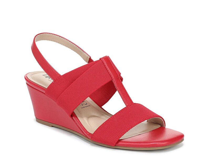 ライフストライド レディース シューズ サンダル LifeStride Sweet Wedge Sandal Red レッド
