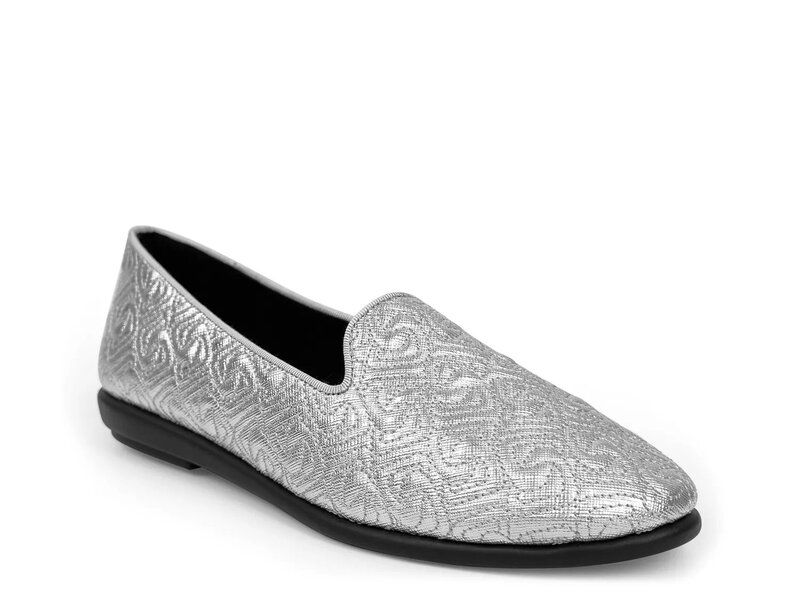 エアロソールズ レディース シューズ スリッポン・ローファー Aerosoles Betunia Loafer Silver Metallic シルバー 14,560円