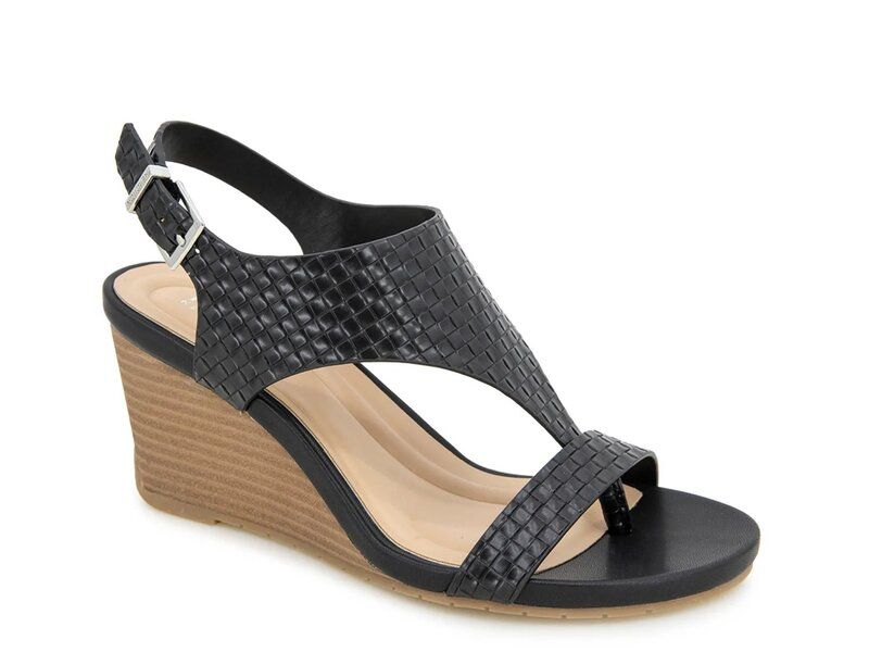 ケネスコール レディース シューズ サンダル Reaction Kenneth Cole Greatly Wedge Sandal Black Woven ブラック