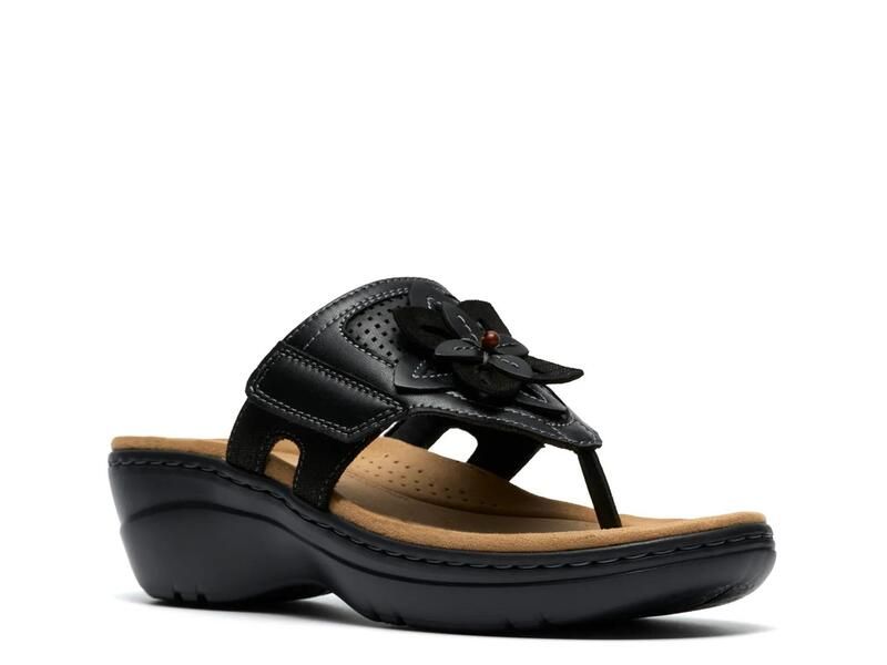 クラークス レディース シューズ サンダル Clarks Merliah Kyla Sandal Black ブラック