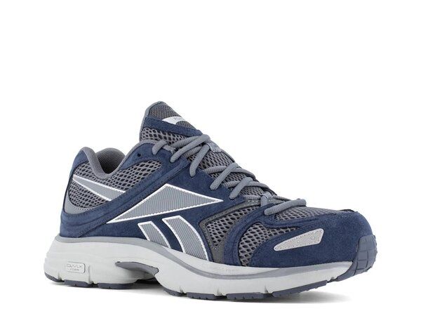 リーボック メンズ シューズ スニーカー プラスサイズ Reebok Work Premier Road Plus VI Composite Toe Work Sneaker Mens Navy ネイビー