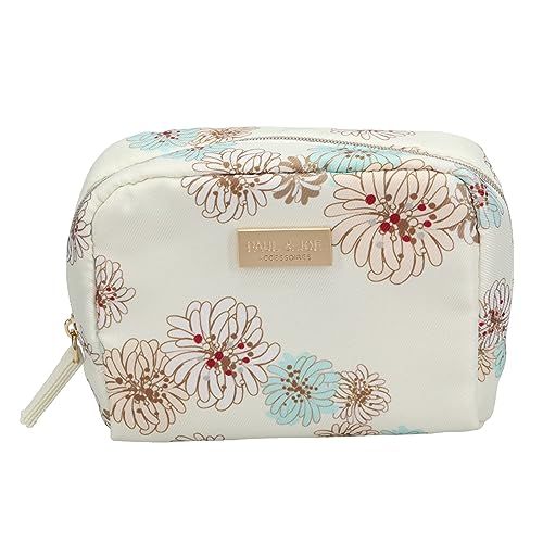 PAUL＆JOE ACCESSOIRES ( ポール＆ジョー ) 化粧ポーチ レディース ( アイボリー ) 花柄 ハンドポーチ 婦人 107501-9203-20 1個 (x 1)p 594f106b