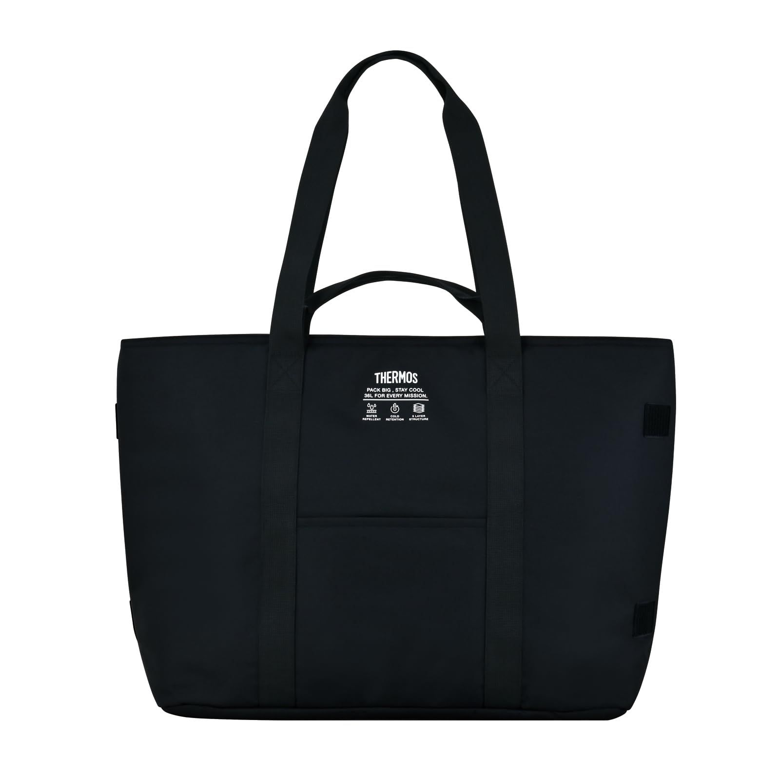 [サーモス] 保冷ビッグトートバッグ 36L オールブラック RFQ-036 ALBp f70bb0f3 6,950円