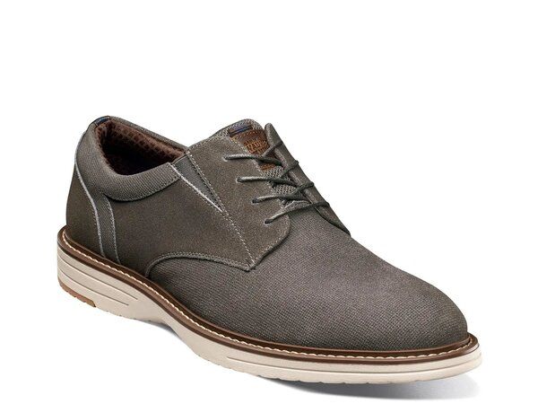 ノンブッシュ メンズ シューズ オックスフォード スエード Nunn Bush Griff Suede Plain Toe Oxford Grey グレー