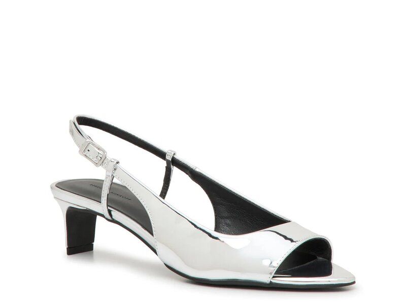 レベッカミンコフ レディース シューズ サンダル Rebecca Minkoff Slingback Sandal Silver Metallic シルバー