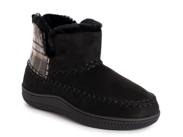 ムクルクス レディース シューズ ブーツ・レインブーツ MUK LUKS Haven Bootie Slipper Black ブラック