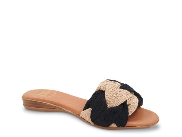 アンドレア アース レディース シューズ サンダル Andre Assous Nahala Sandal BlackNatural ブラック