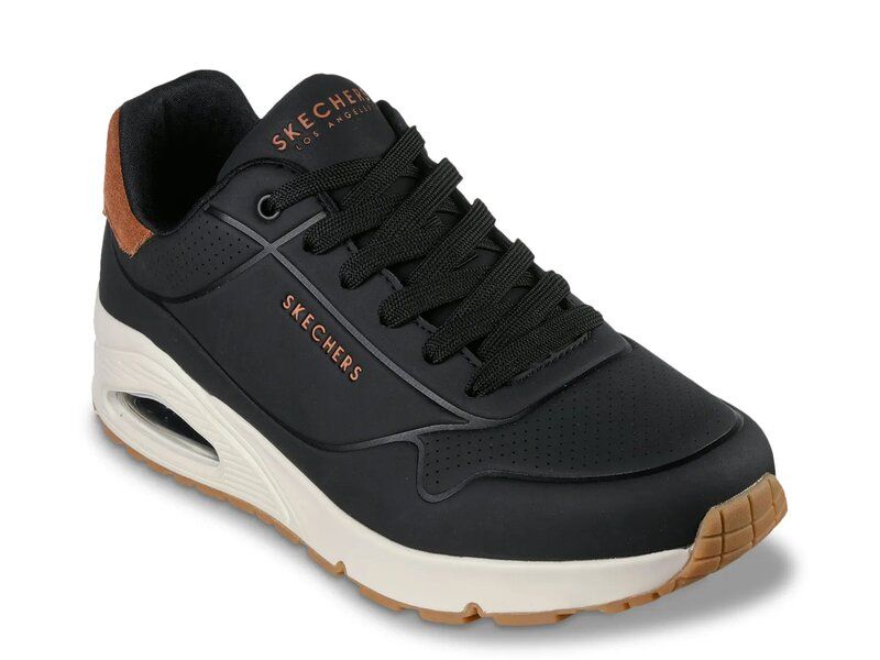 スケッチャーズ メンズ シューズ スニーカー Skecherstreet Uno Suited On Air Sneaker Mens Charcoal チャコール