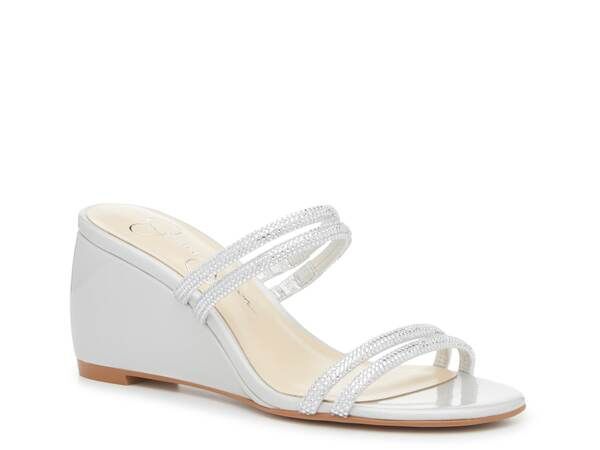 ジェシカシンプソン レディース シューズ サンダル Jessica Simpson Mistoni Wedge Sandal Silver Metallic シルバー 13,536円