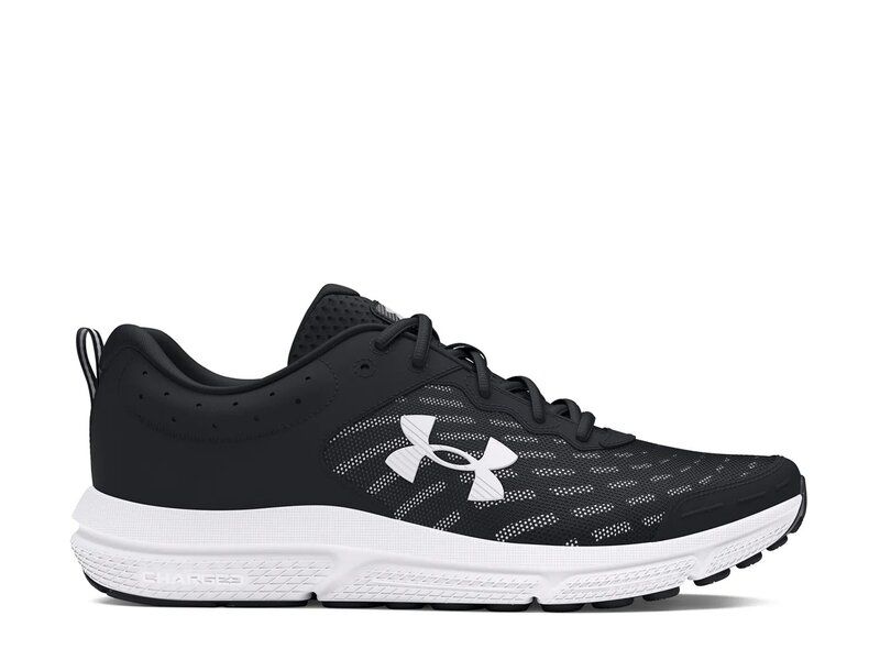 アンダーアーマー メンズ シューズ スニーカー Under Armour Assert 10 Running Shoe Mens BlackWhite ホワイト