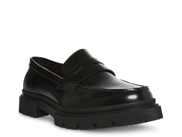 スティーブ マデン メンズ シューズ スリッポン・ローファー Steve Madden Zeb Penny Loafer Black ブラック
