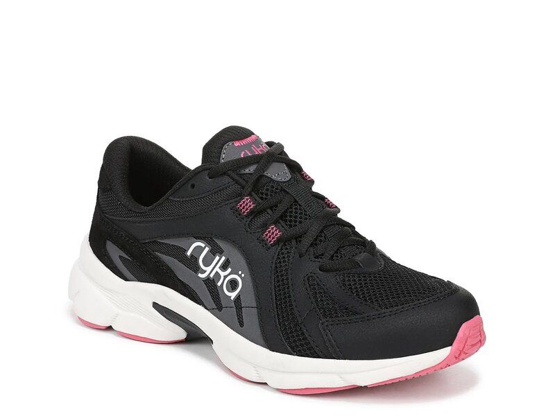 ライカ レディース シューズ スニーカー Ryka Skylift Walking Shoe Womens BlackWhitePink ホワイト
